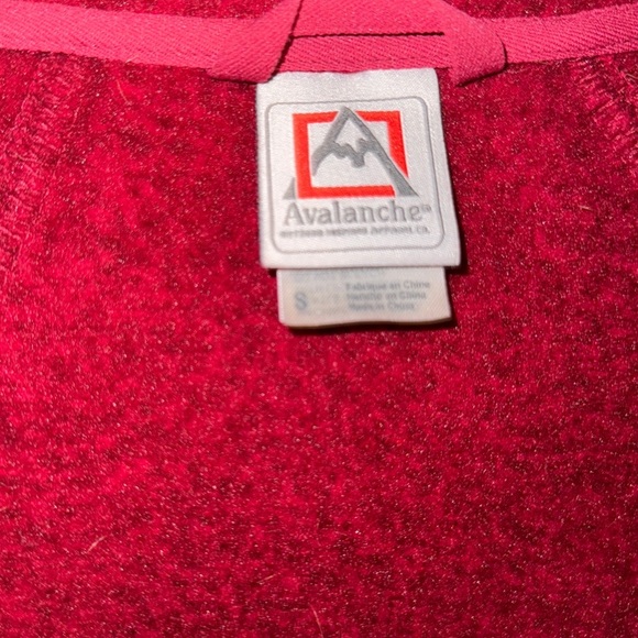Avalanche- women’s small- red zip up jacket, string adjustment, two pockets - Picture 3 of 5